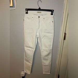 Madewell  White skinny denim jeans size 28 High Rise Skinny jeans